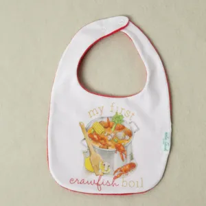 Nola Taw My First Crawfish Boil Bib
