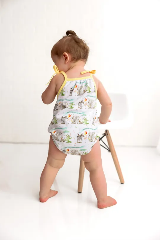 Nola Tawk And They All Asked For You Shoulder Tie Onesie
