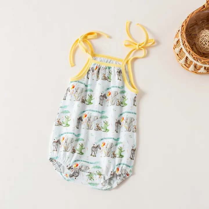 Nola Tawk And They All Asked For You Shoulder Tie Onesie