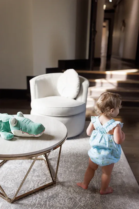 Nola Tawk Gator Games Muslin Sunsuit