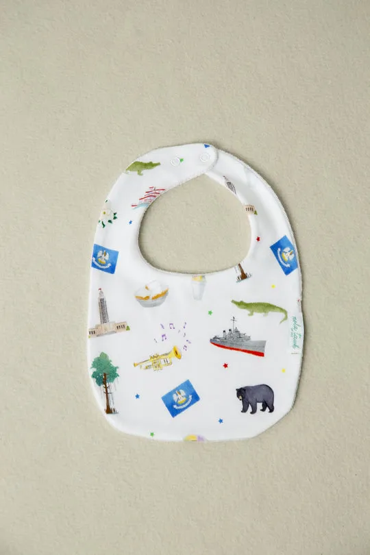 Nola Tawk Louisiana Kids Bib