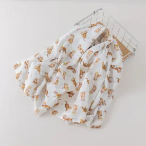 Nola Tawk Louisiana Tigers Muslin Swaddle Blanket