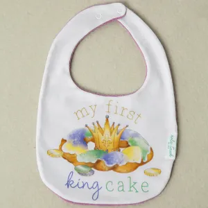 Nola Tawk My First King Cake Bib