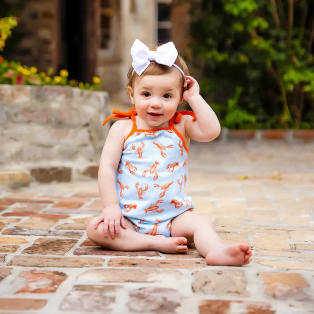 Nola Tawk Pinch & Peel Shoulder Tie Onesie
