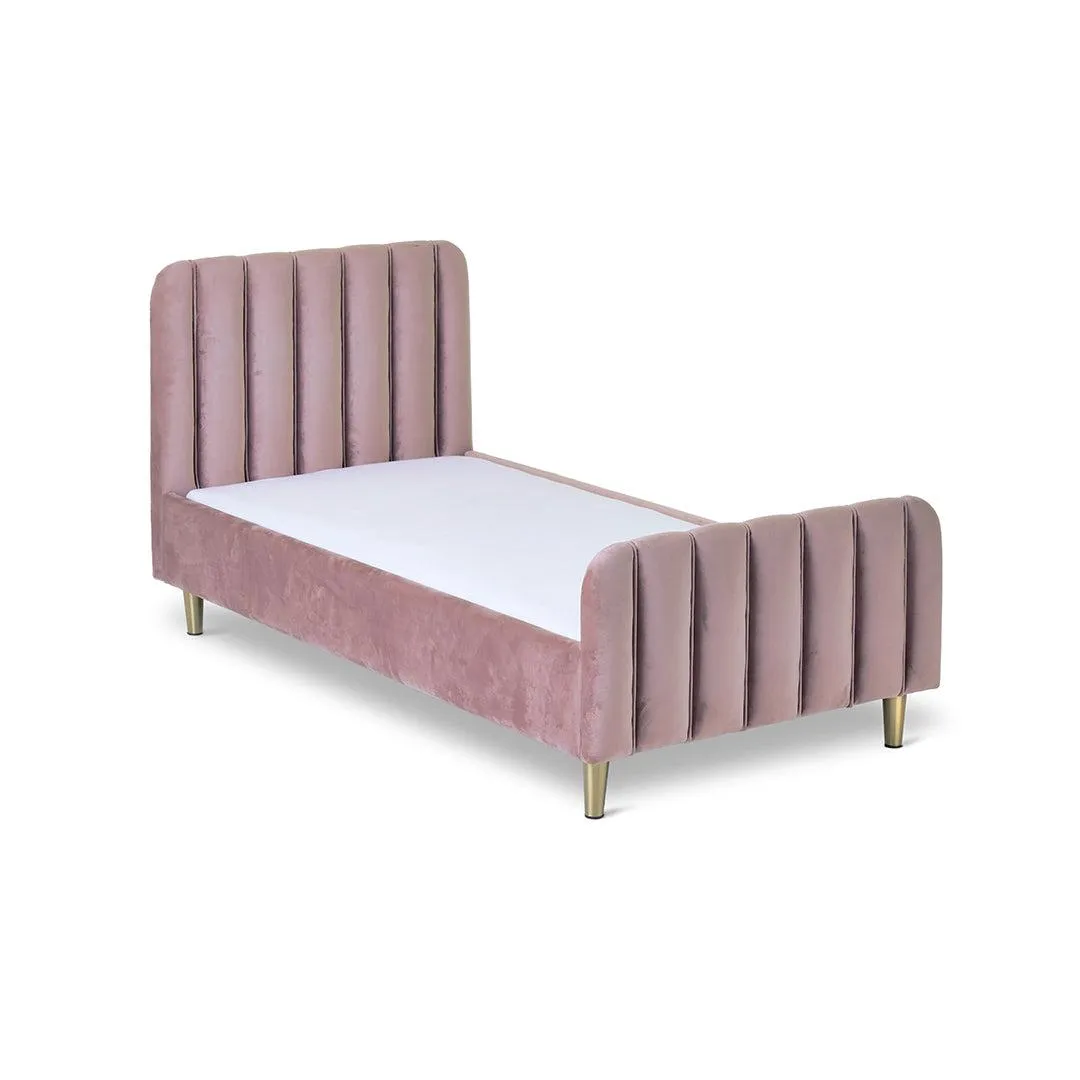 Obaby Gatsby Velvet Toddler Bed - Pink