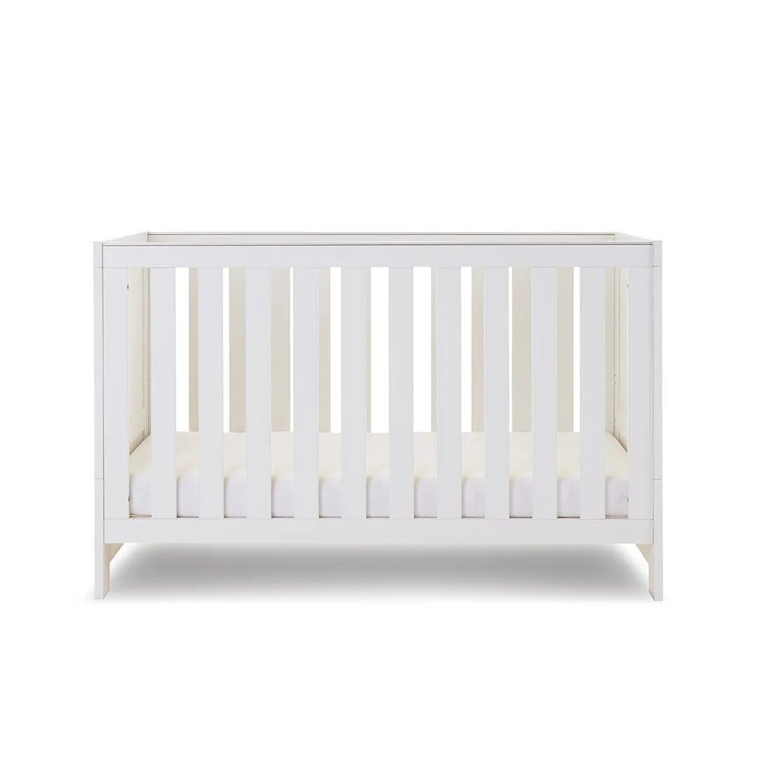 Obaby Nika Cot Bed - White Wash