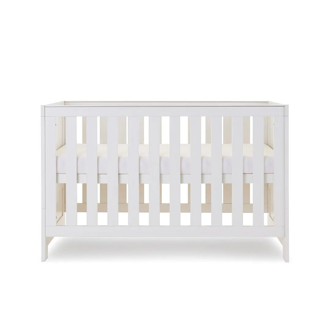 Obaby Nika Cot Bed - White Wash