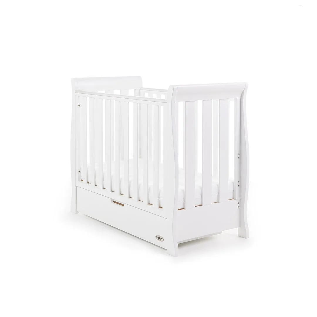 Obaby Stamford Space Saver Cot - White