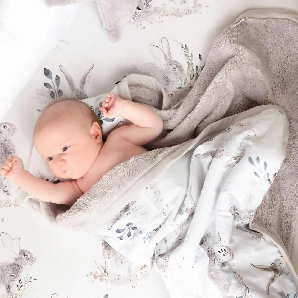 Oilo Cottontail Jersey Crib Sheet