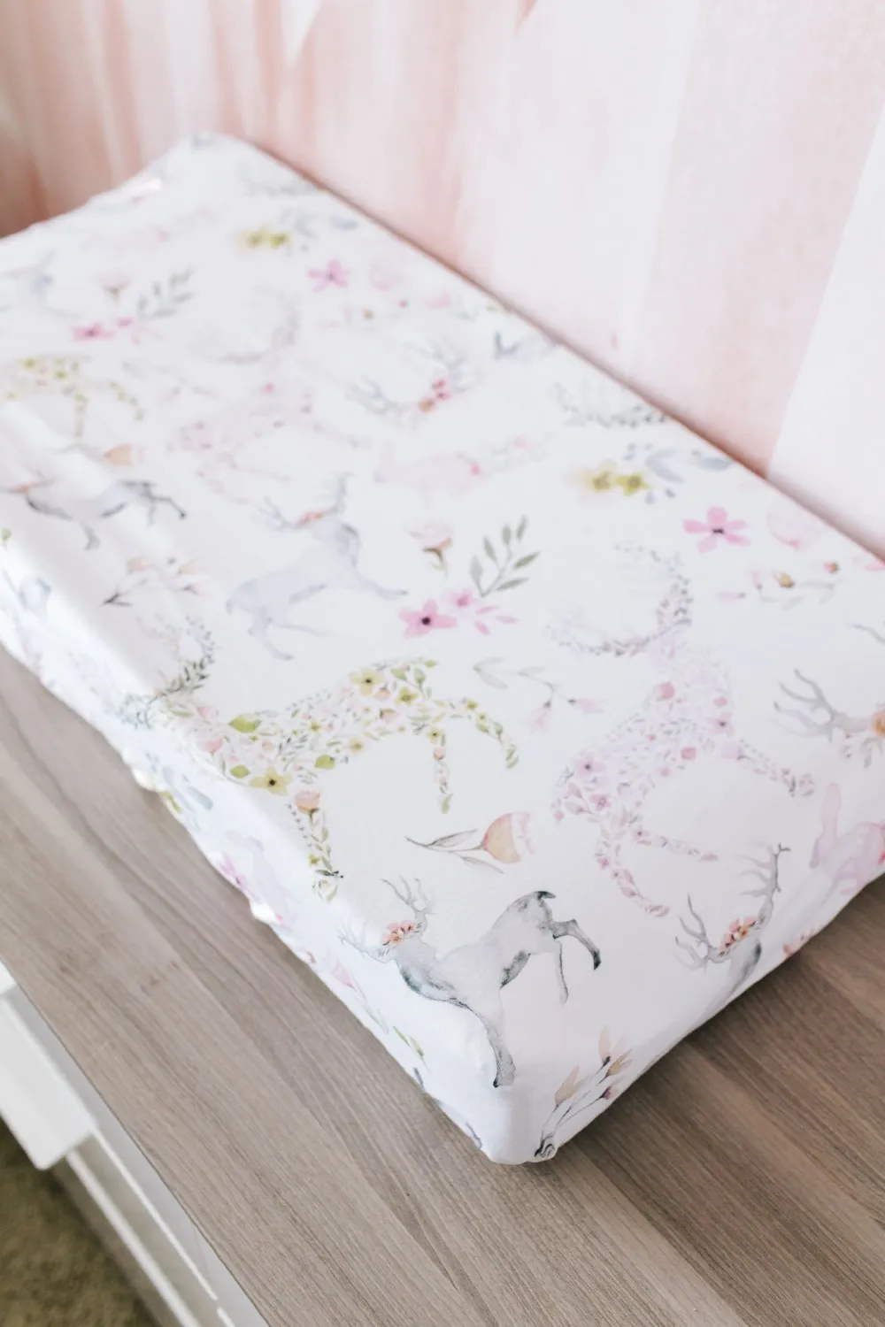 Oilo Fawn Jersey Changing Pad Cover