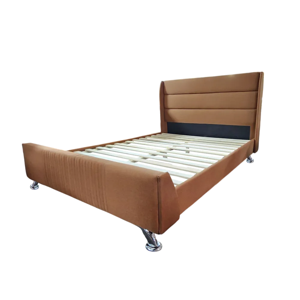 Oshi Naptune Double Bed L1880 x W1370mm Chestnut