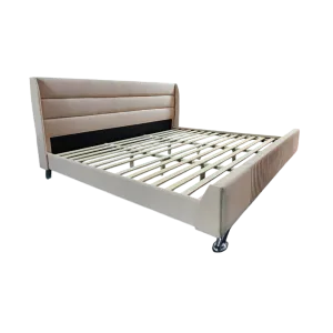 Oshi Naptune King Bed L1980 x W1830mm Rust Cream