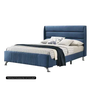 Oshi Naptune Queen Bed L1980 x W1530mm Royal Blue