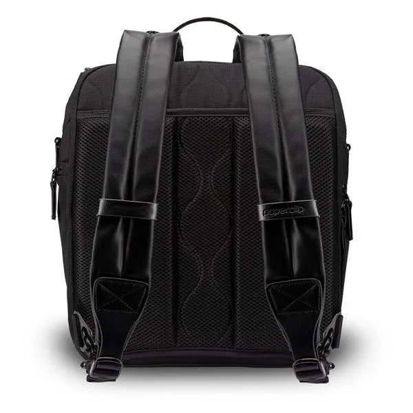 Paperclip Willow Backpack | Forest Black