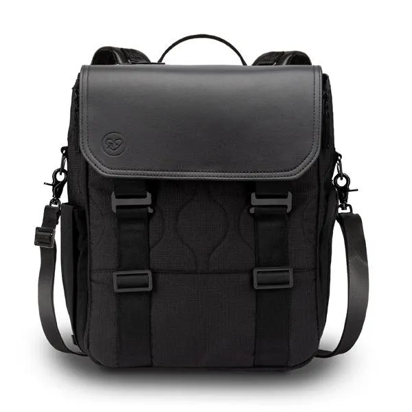 Paperclip Willow Backpack | Forest Black