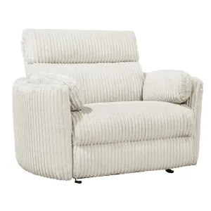 Parker Radius XL Power Recliner - NO SWIVEL - Mega Ivory