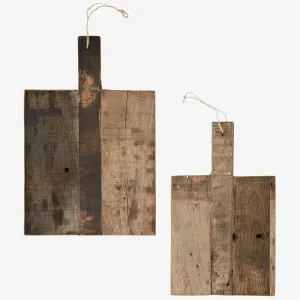 Recycled Wooden Trays (Set of 2)