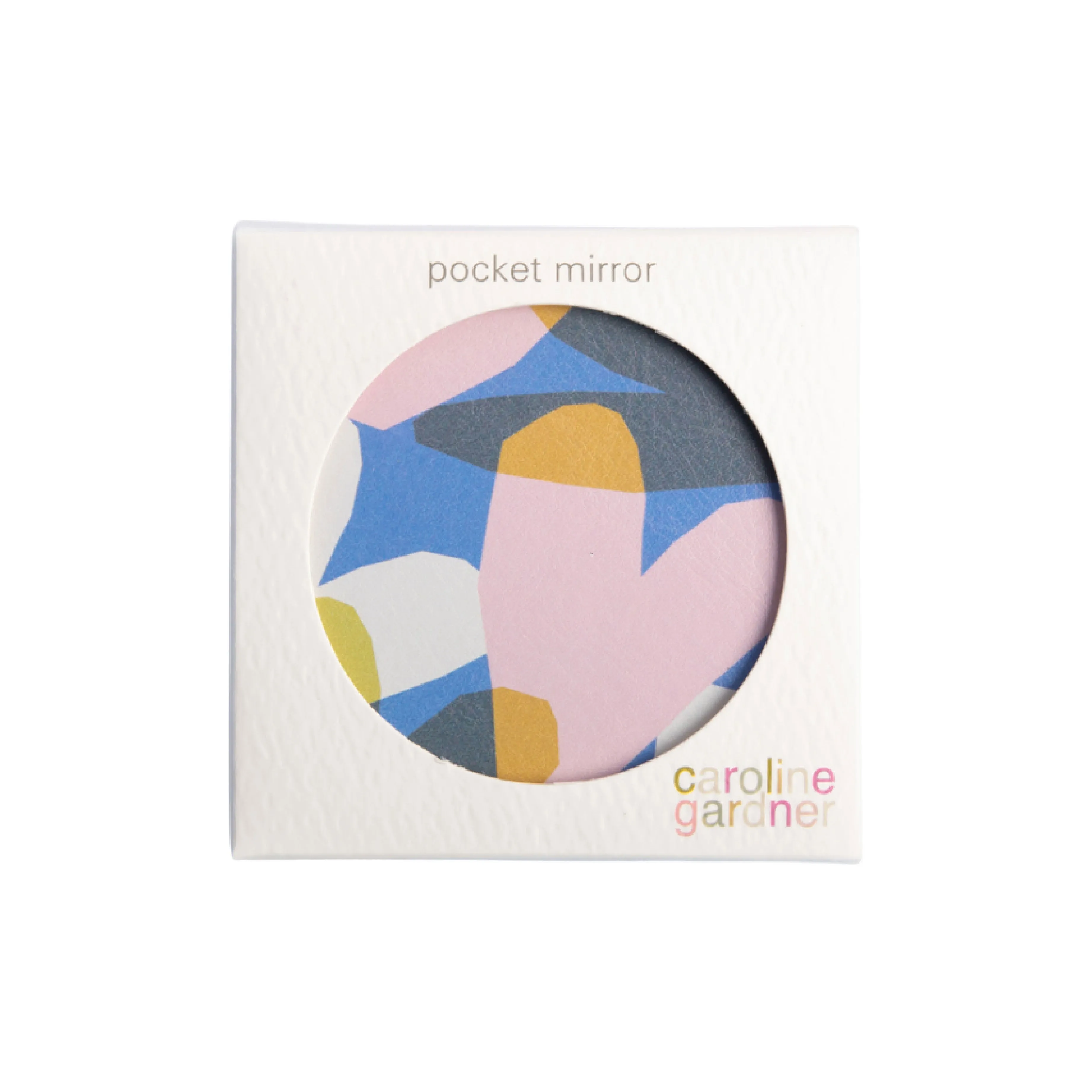 Round Confetti Hearts Pocket Mirror