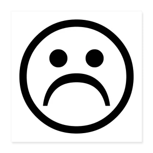 SAD Poster 16x16