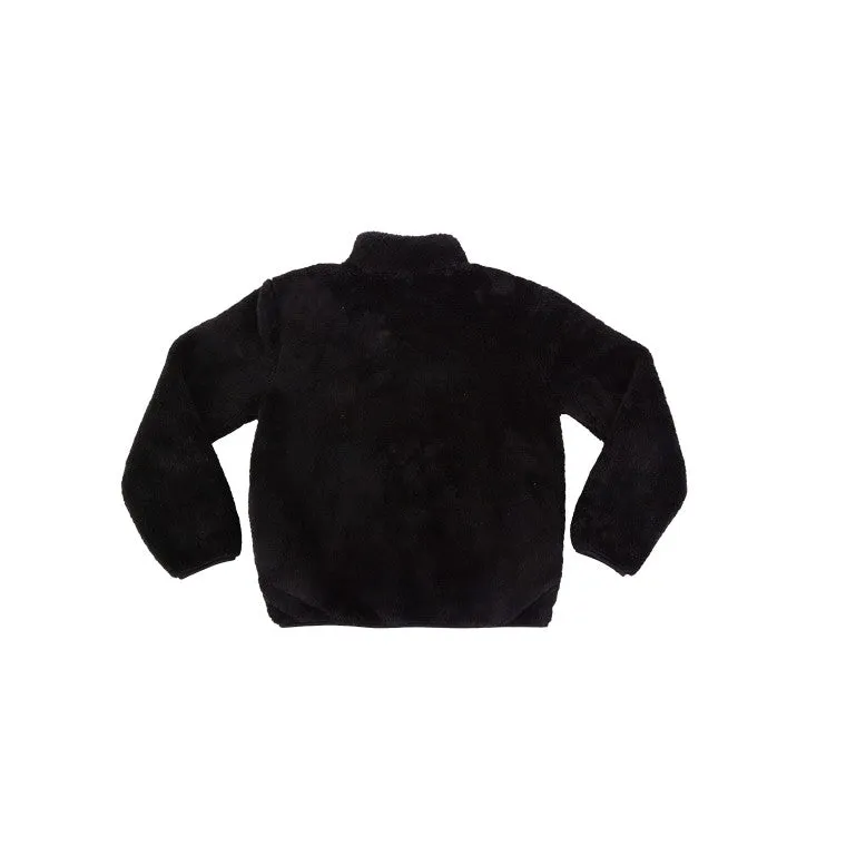 Sherpa Half Zip, Black, Size XL