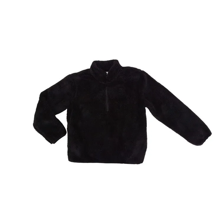 Sherpa Half Zip, Black, Size XL