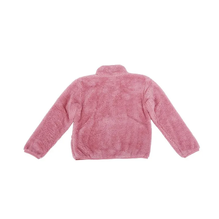 Sherpa Half Zip, Sunset, Size 12