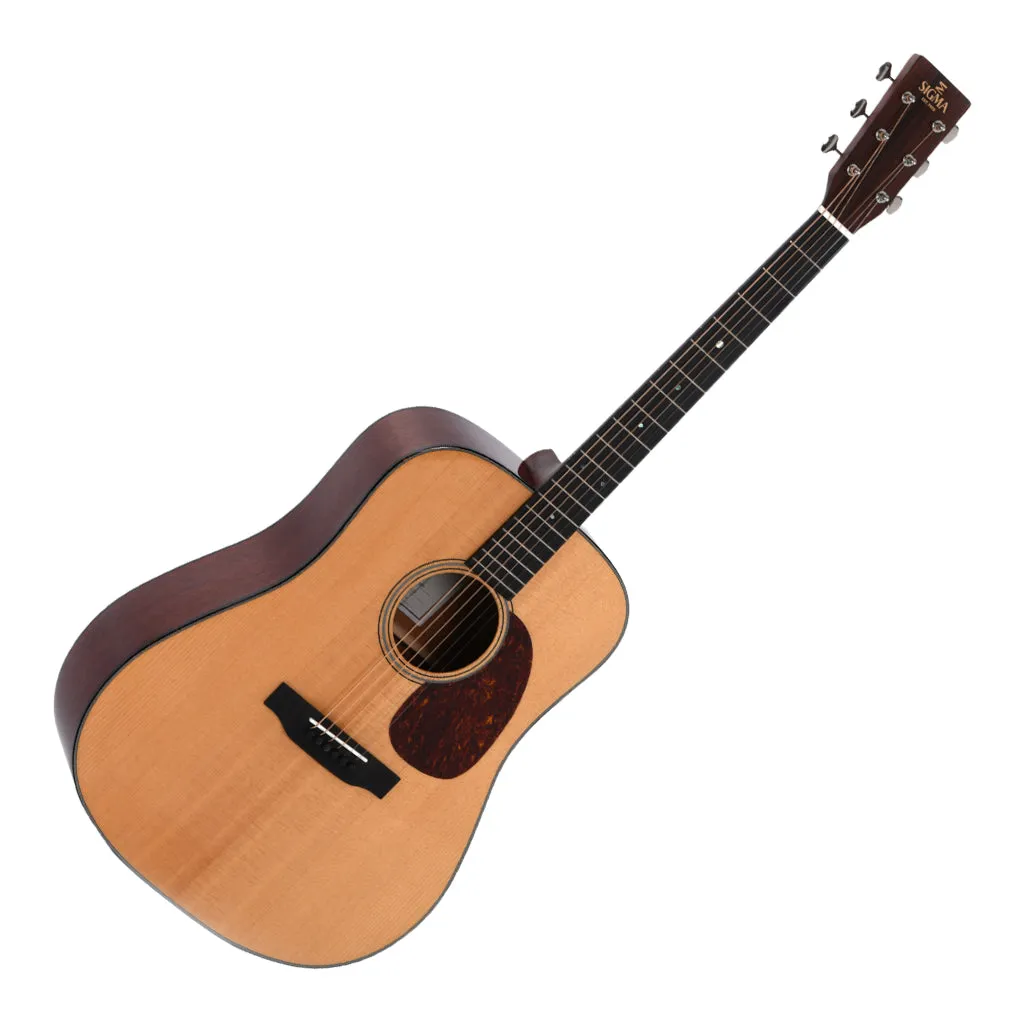 Sigma Solid Mahogany Dreadnought with SSC Case