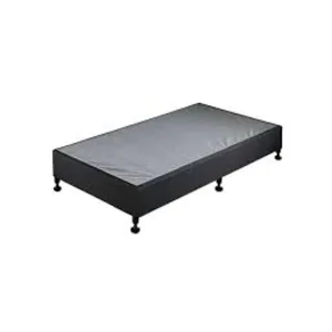 Sleepwell Single Bed Base L188 x W92 x H29cm Dark Grey J50