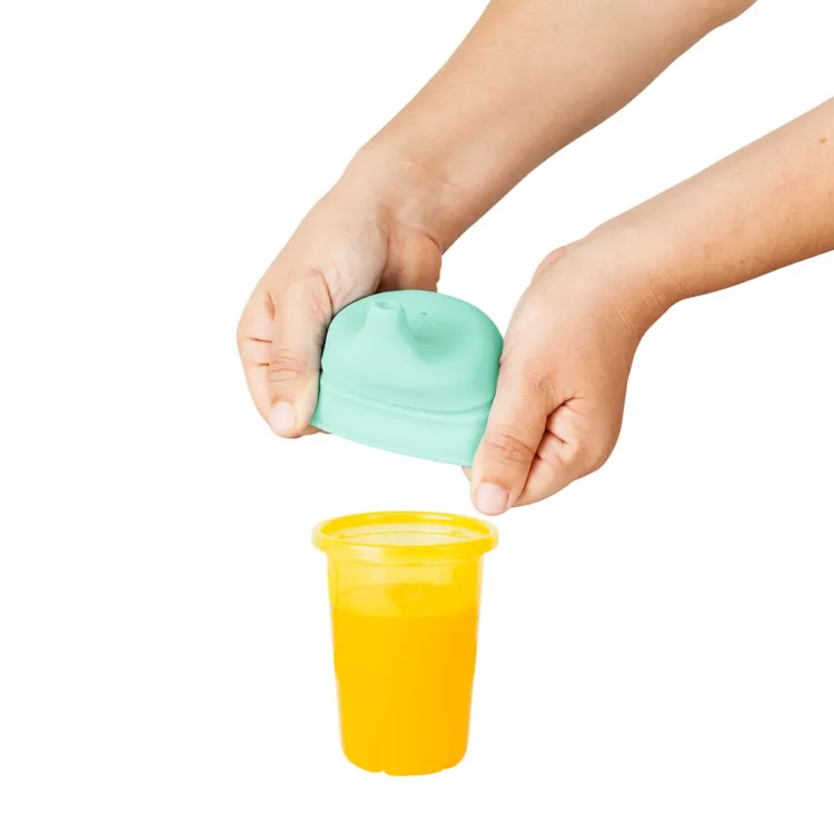 Snug Spout Blue - Universal Silicone Sippy Lid