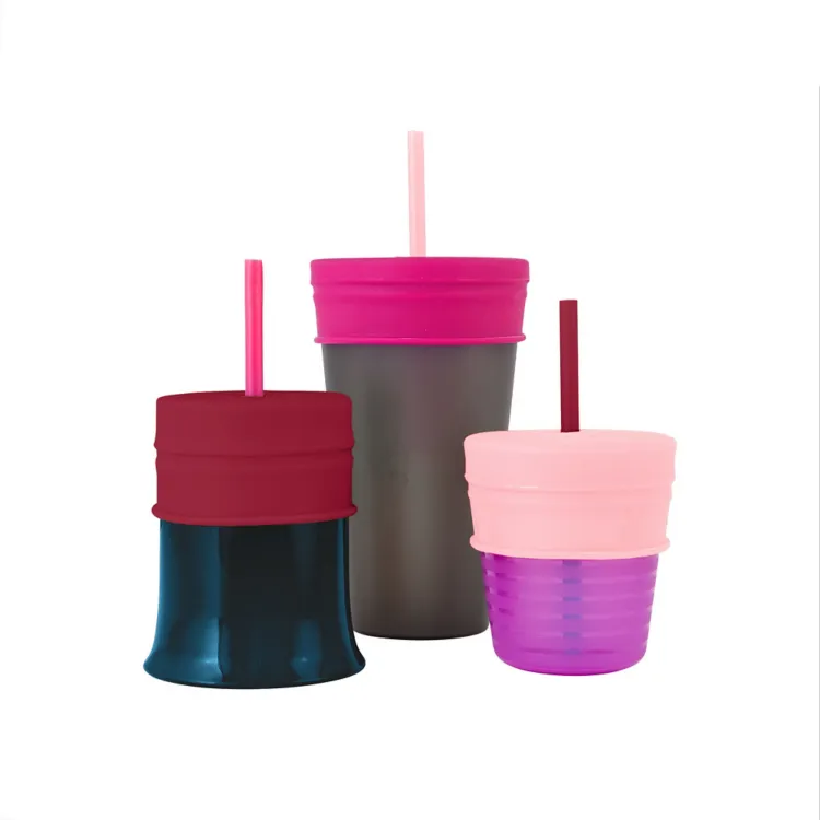 Snug Straw Pink - Universal Silicone Straw Sippy Lid
