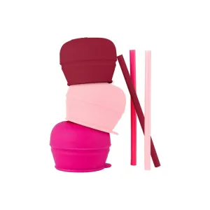 Snug Straw Pink - Universal Silicone Straw Sippy Lid
