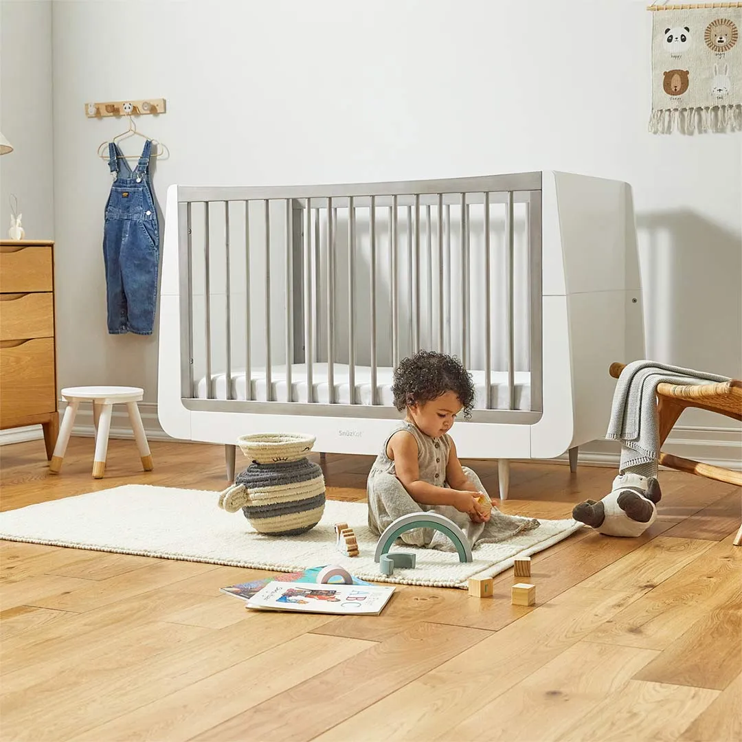 SnuzKot Cot Bed - The Natural Edit - Silver Birch