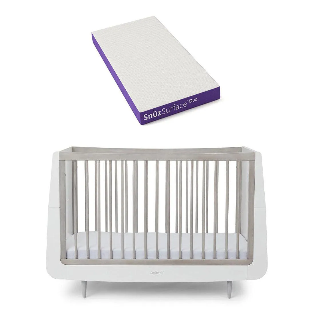 SnuzKot Cot Bed - The Natural Edit - Silver Birch