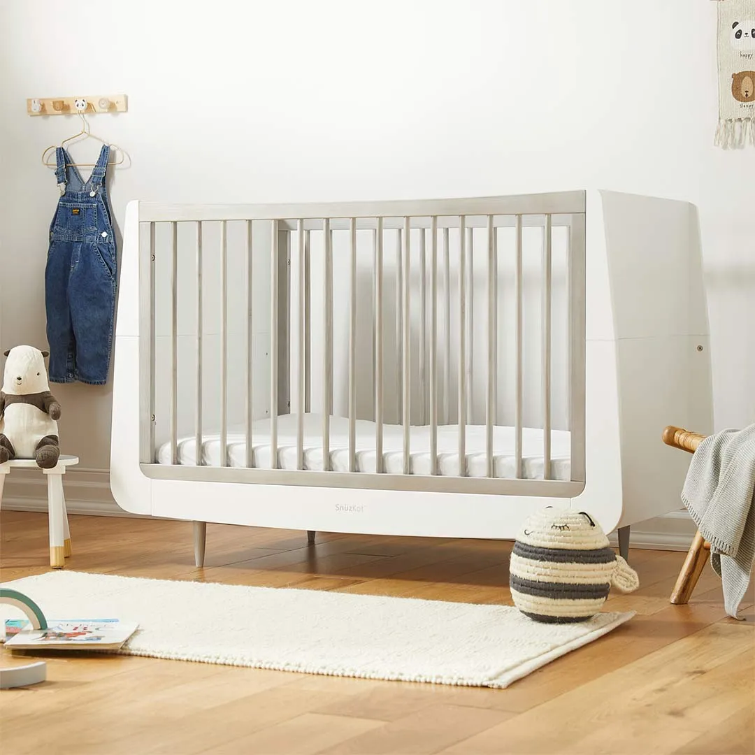 SnuzKot Cot Bed - The Natural Edit - Silver Birch
