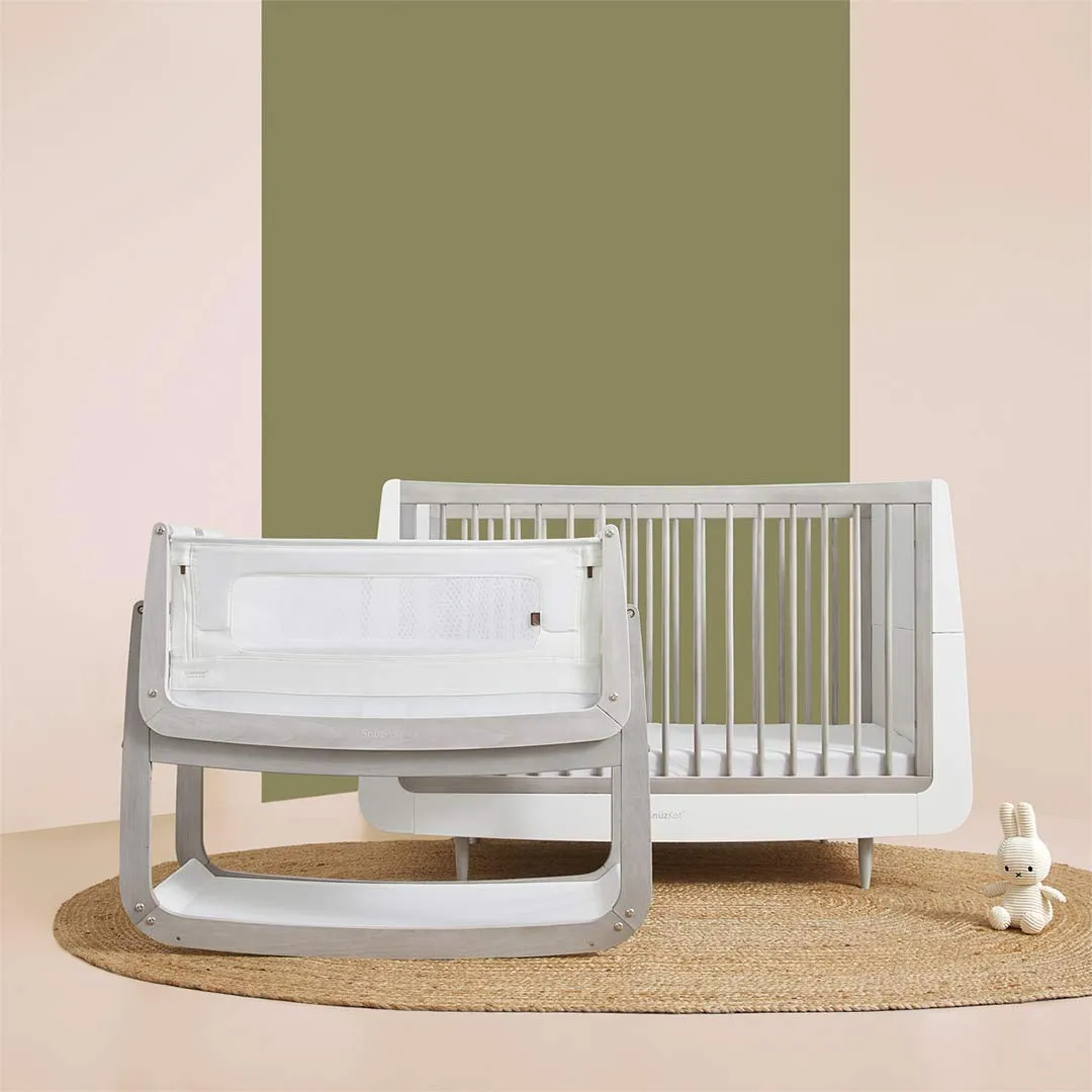 SnuzKot Cot Bed - The Natural Edit - Silver Birch