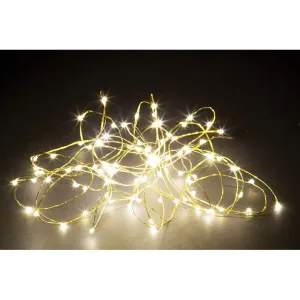 Solar String Light, Warm White, 200 Piece, Micro LED