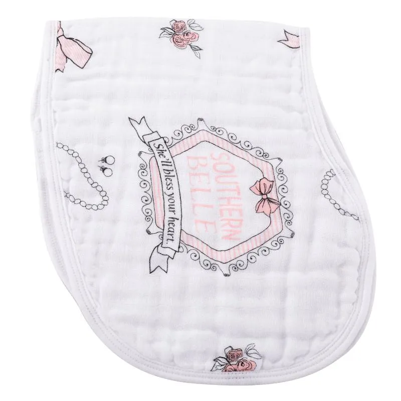 Southern Belle Burp Cloth   Bib
