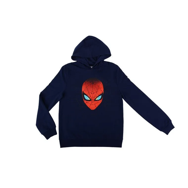 Spiderman Hoodie, Navy, Size M