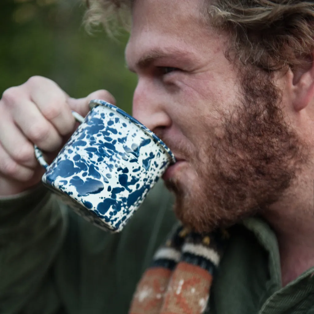 Splatter 12 oz Mug - Blue Splatter
