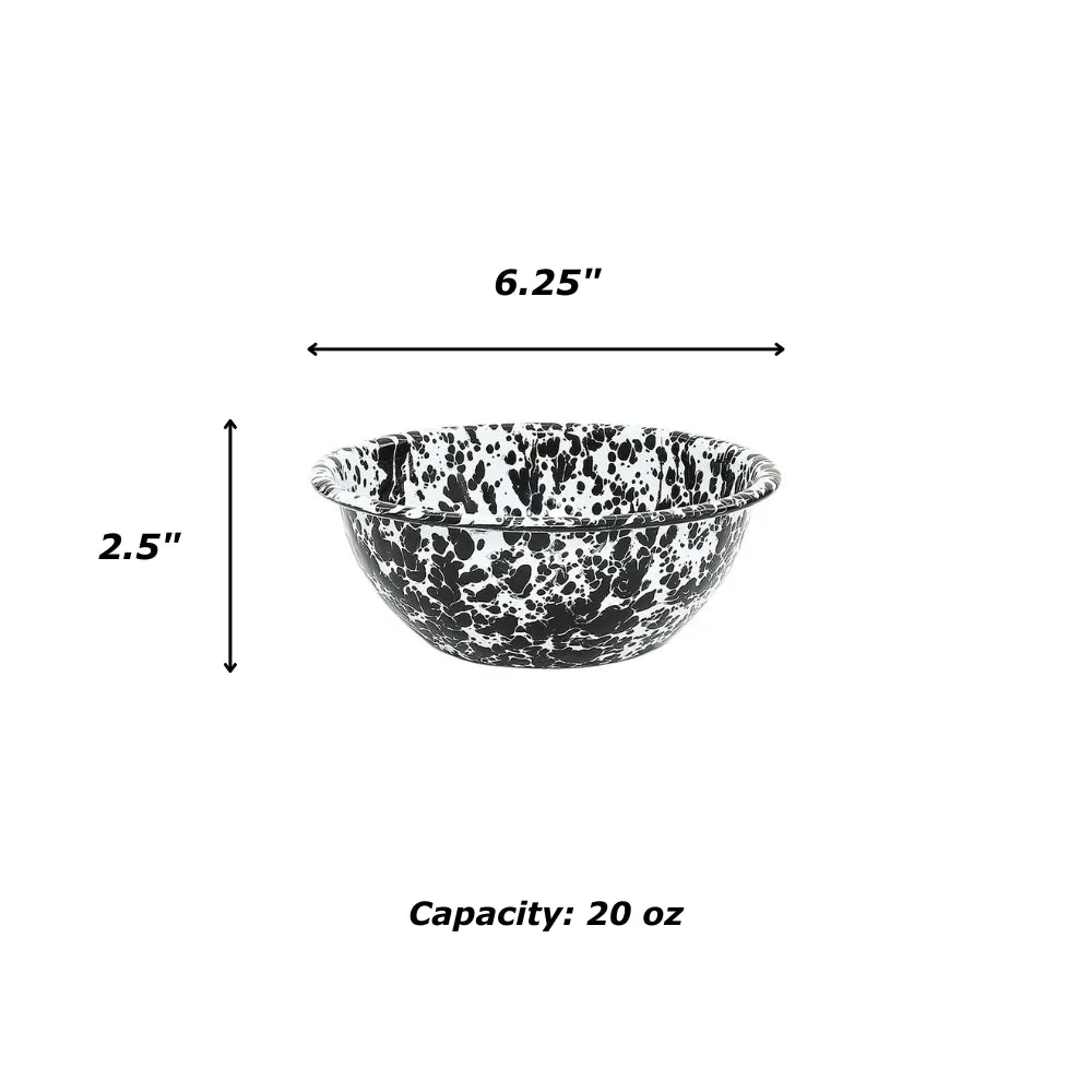 Splatter 20 oz Cereal Bowl - Yellow Splatter