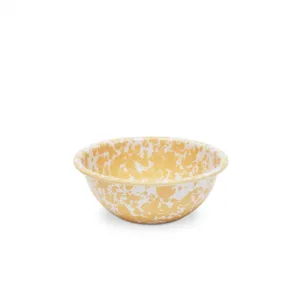 Splatter 20 oz Cereal Bowl - Yellow Splatter