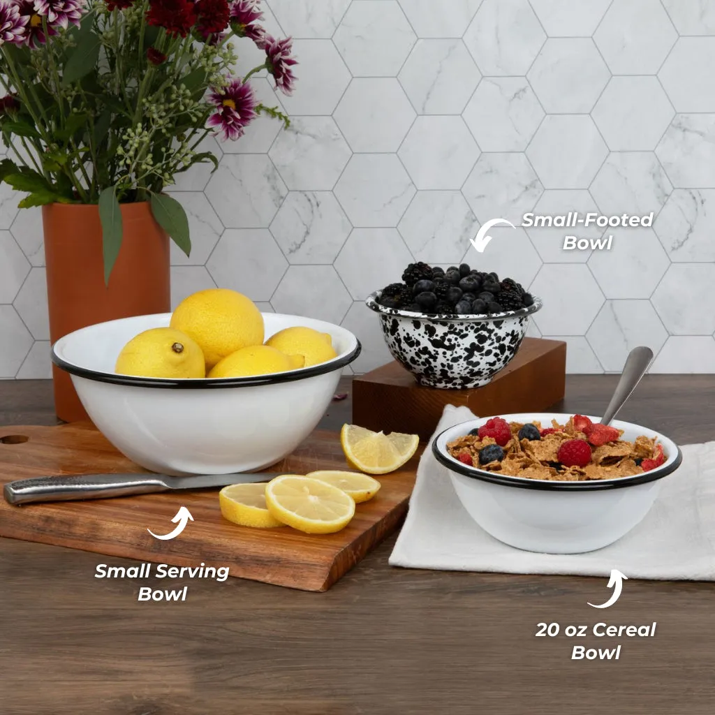 Splatter 20 oz Cereal Bowl - Yellow Splatter