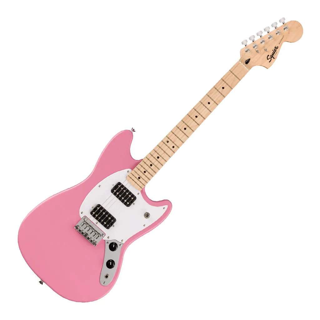 Squier Sonic Mustang HH in Flash Pink
