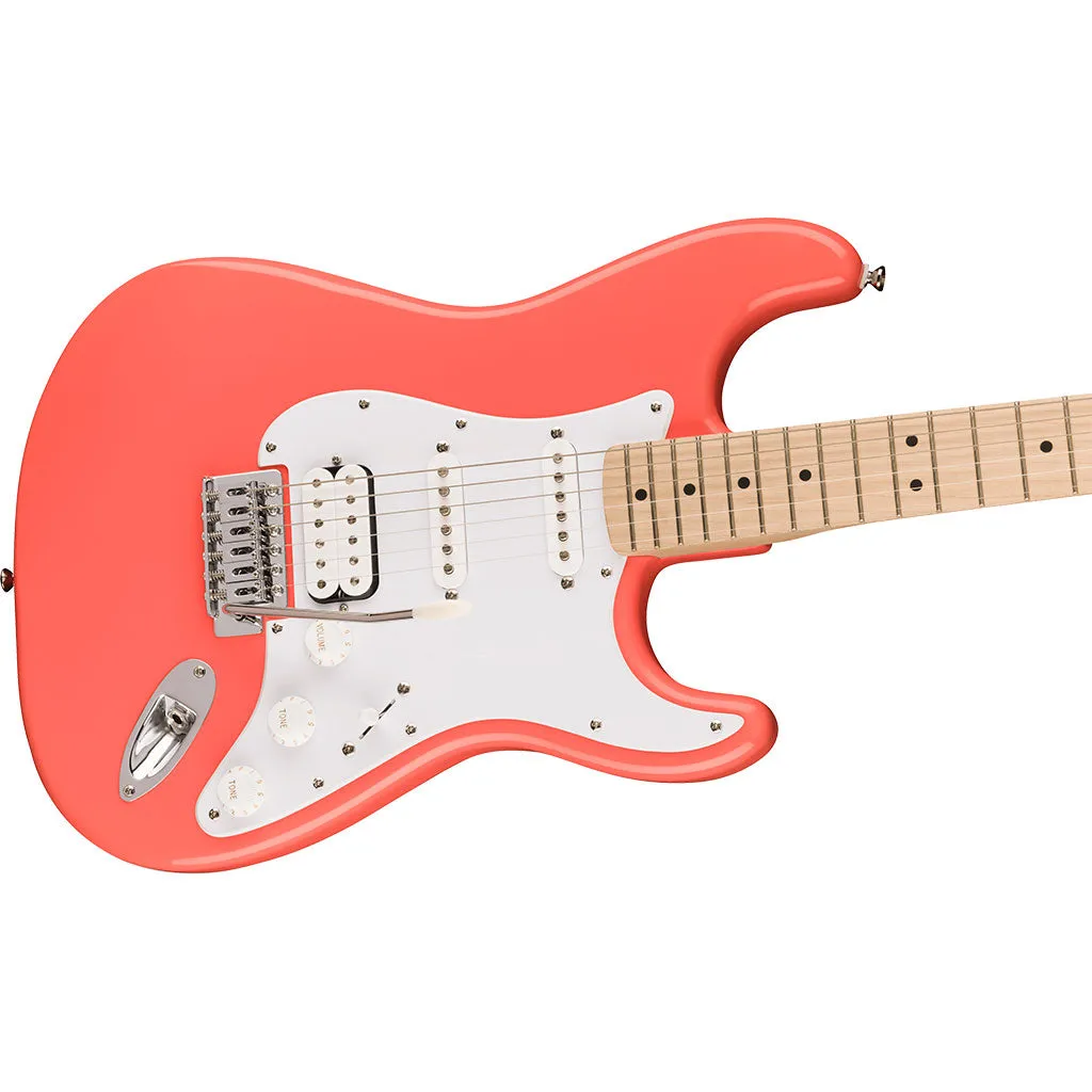 Squier Sonic Stratocaster HSS in Tahitian Coral