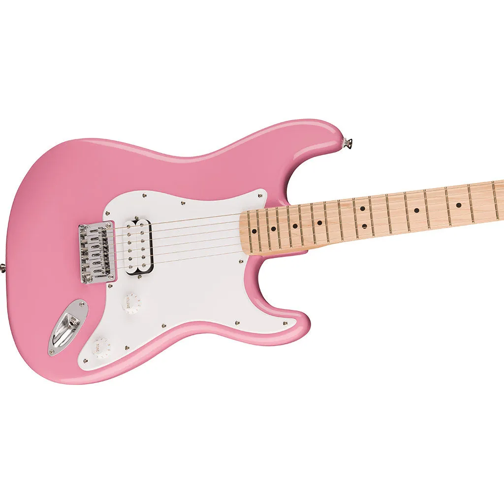 Squier Sonic Stratocaster HT H - Maple Fingerboard - White Pickguard - Flash Pink