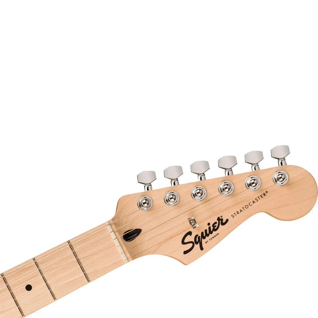 Squier Sonic Stratocaster HT H - Maple Fingerboard - White Pickguard - Flash Pink