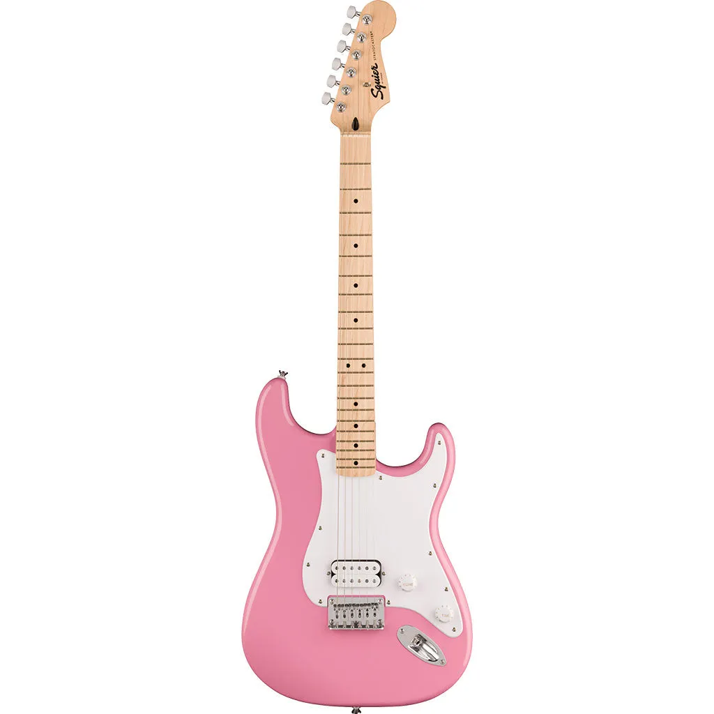 Squier Sonic Stratocaster HT H - Maple Fingerboard - White Pickguard - Flash Pink