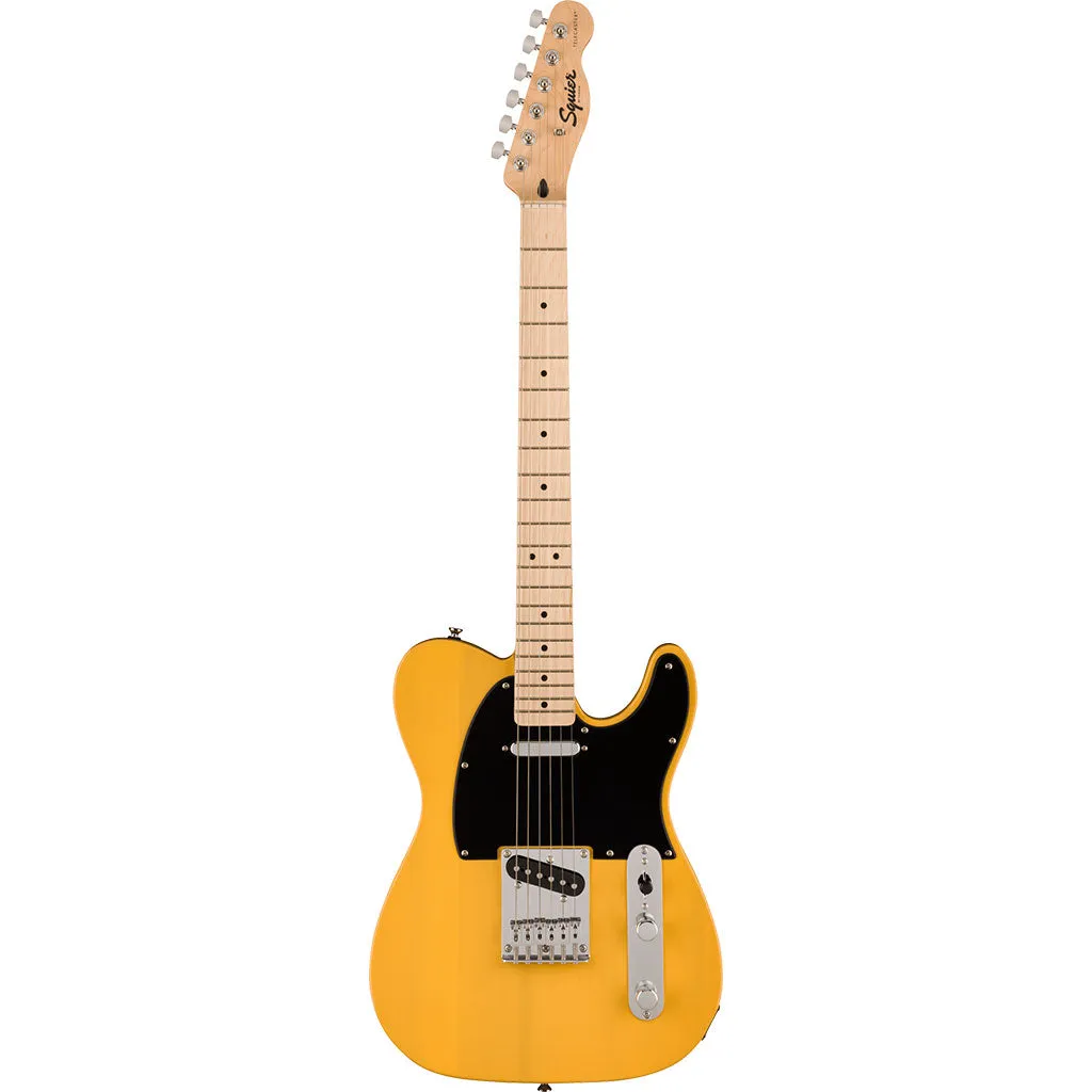 Squier Sonic Telecaster - Maple Fingerboard - Black Pickguard - Butterscotch Blonde