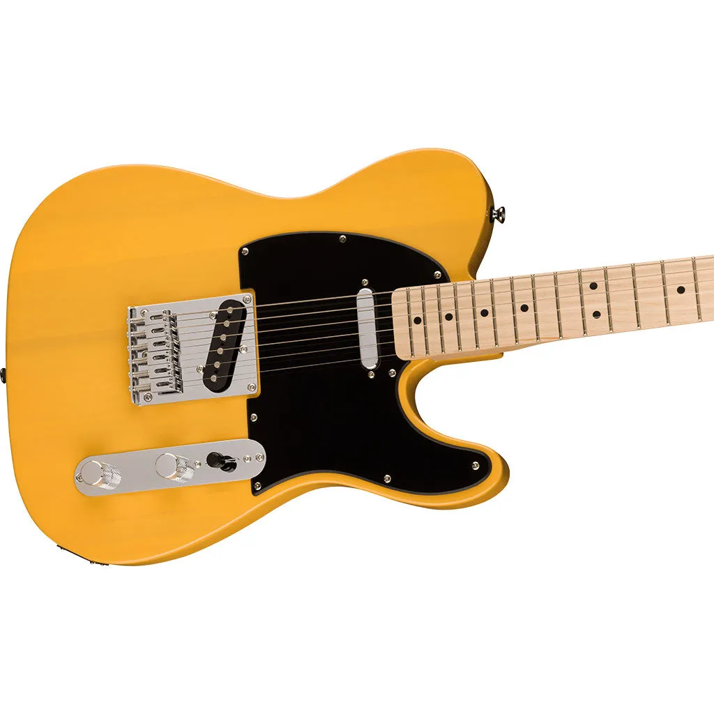 Squier Sonic Telecaster - Maple Fingerboard - Black Pickguard - Butterscotch Blonde