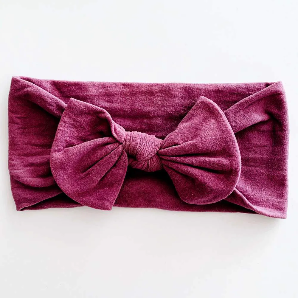 Sugar   Maple Baby Classic Bow Headband